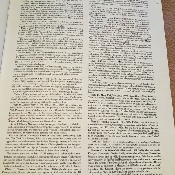 Famous American Women Paper Dolls in Full Color by Tom Tierney - Picture 9 of 15